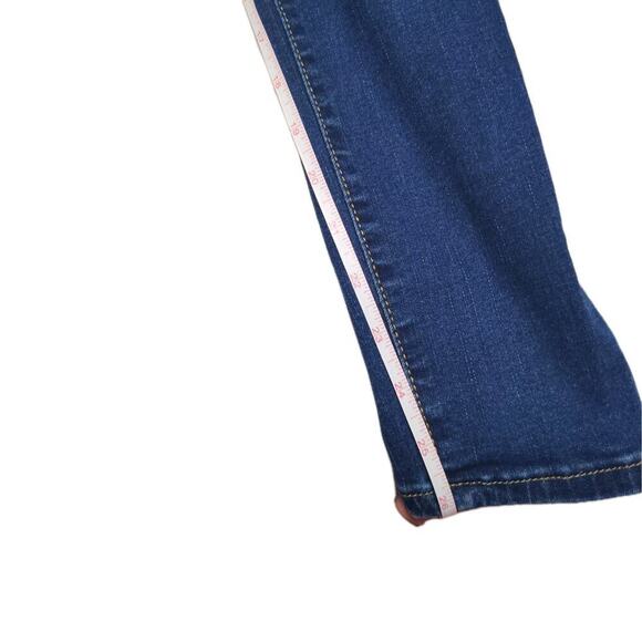 LEV Denim Jeans Junior's Size 5 Skinny Jeans Style LV021 Mid-Rise Blue Stretch - Picture 6 of 9
